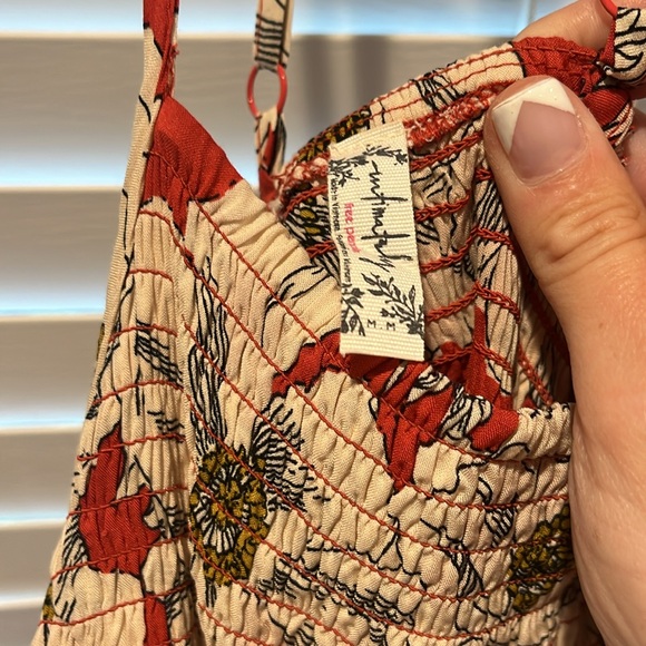 Red free people sundress size medium mint condition - Picture 3 of 3